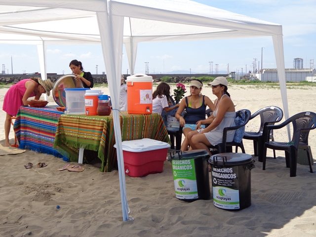 La clasificación de los desechos fue el tema principal en la mañana familiar de Ecoplayas