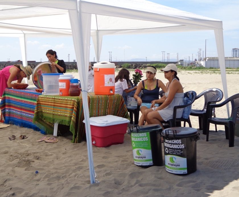 La clasificación de los desechos fue el tema principal en la mañana familiar de Ecoplayas