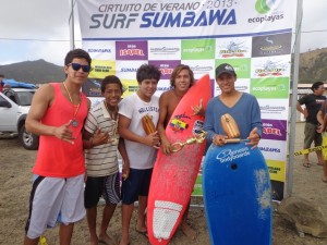 Con éxito culmina primera fecha del circuito de verano “Surf Sumbawa 2013”