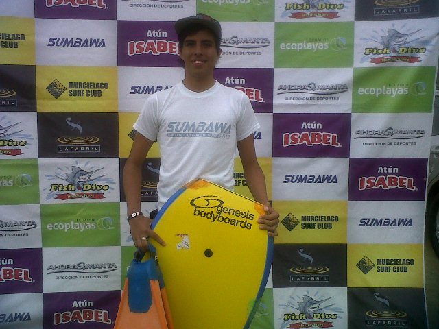 Joseph Mora Competidor de la Categoría BodyBoard