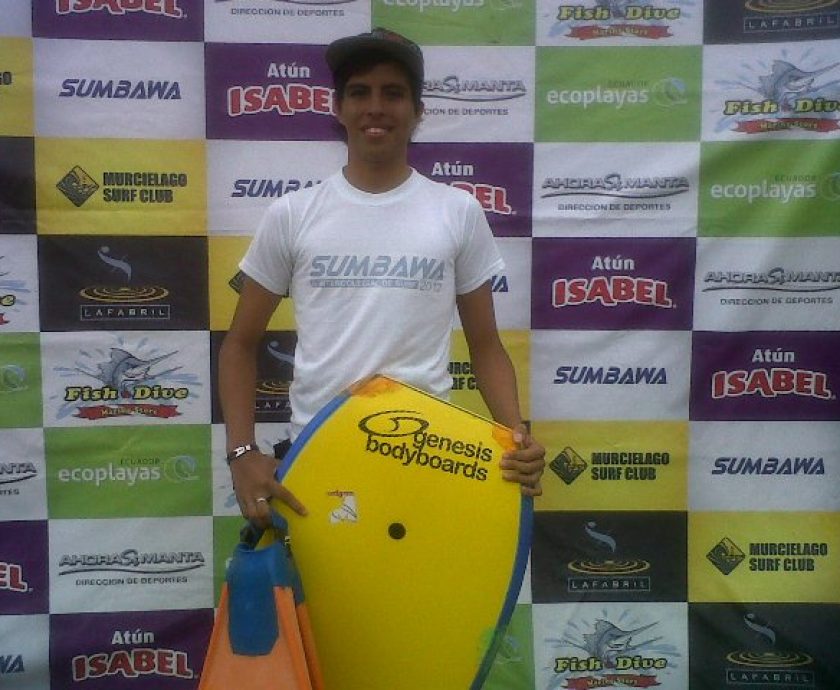 Joseph Mora Competidor de la Categoría BodyBoard