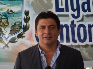 Javier Macías, presidente del Directorio de Liga Cantonal de Manta