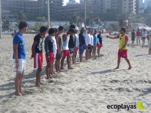 Inició curso de Salvavidas en la playa El Murciélago