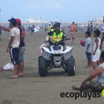 Vigilancia Policial permanente en la playa El Murciélago