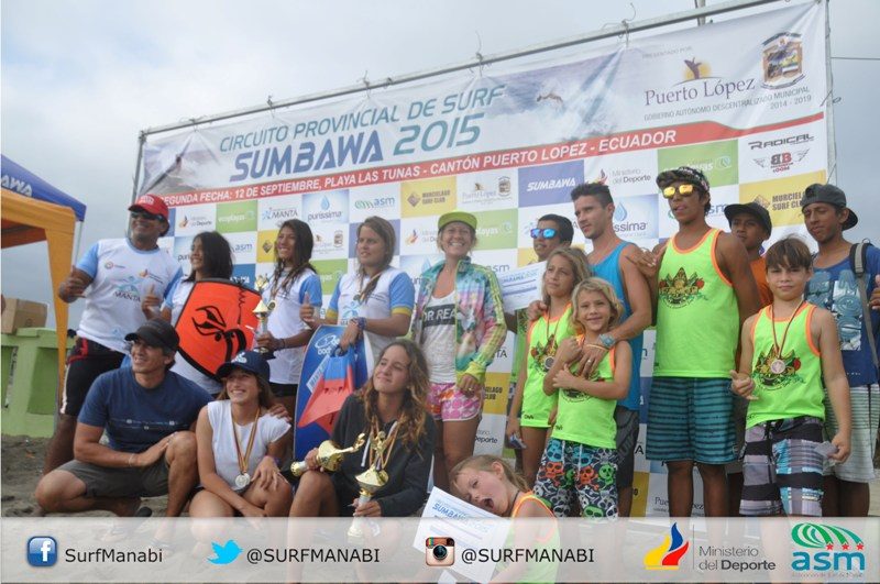 Finaliza la 2da fecha del provincial de surf “SUMBAWA 2015”