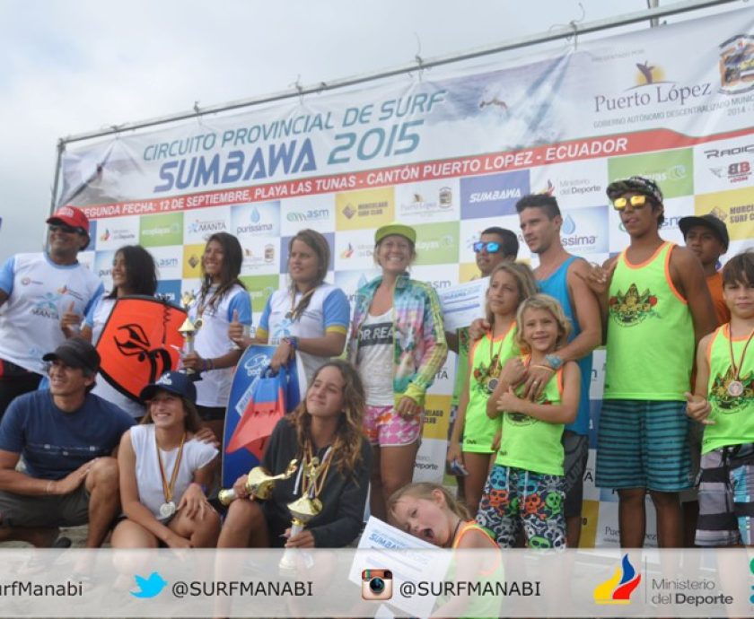 Finaliza la 2da fecha del provincial de surf “SUMBAWA 2015”