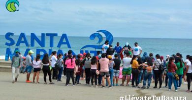 Santa Marianita sede para recoleccion de basura ecoplayas ecuador