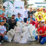 Retiráramos 87.3 kg (192.46 libras) de basura de la playa Murciélago de Manta
