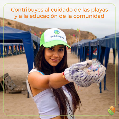 contribuyes al cuidado de las playas ecoplayas